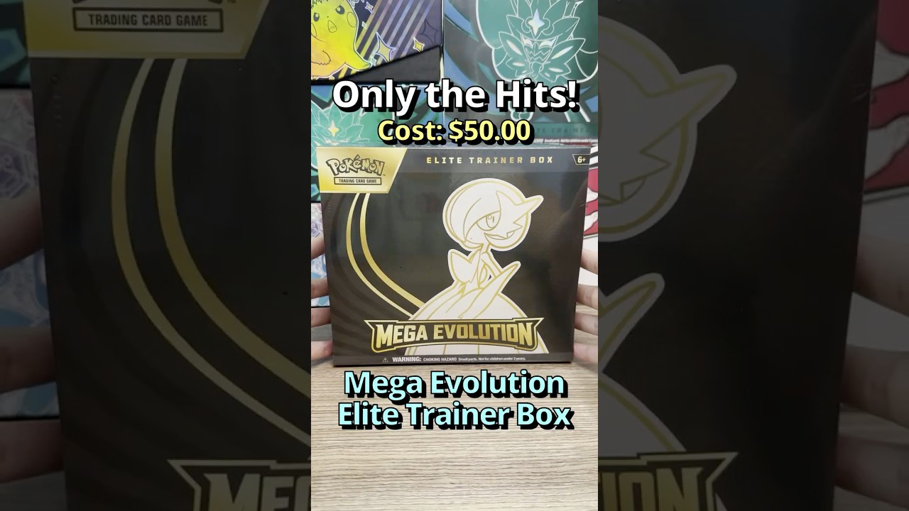 Early Mega Evolution ETB Pok&eacute;mon Tcg opening! Only the Hits #pokemon #pokemoncards #pokemontcg