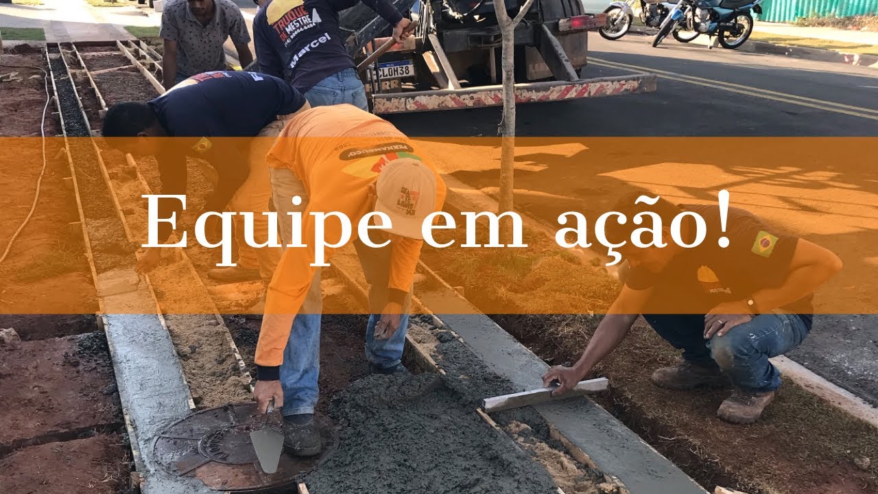 CALÇADA LISA DE CONCRETO APRENDA A FAZER !!!