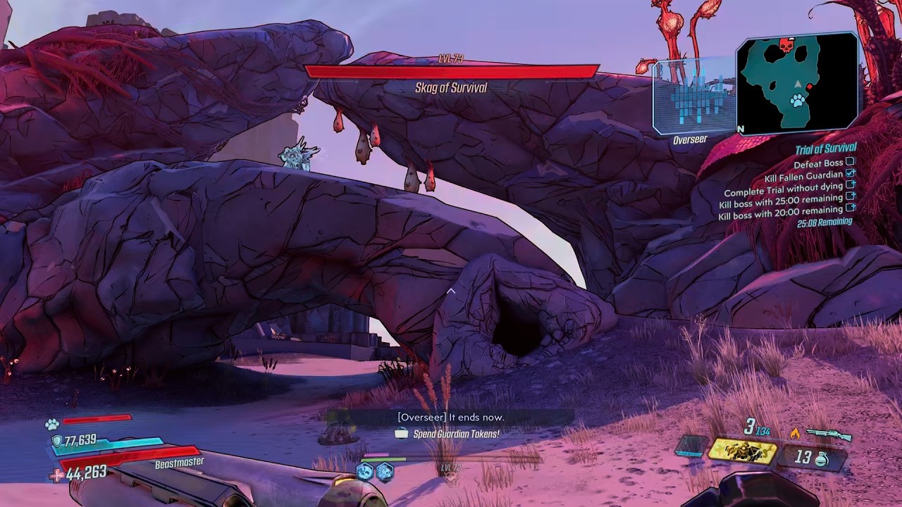 Borderlands 3 Trial Of Survival True Trials Mode Mayhem 11 Lv 72 TVHM True Vault Hunter Solo FL4K