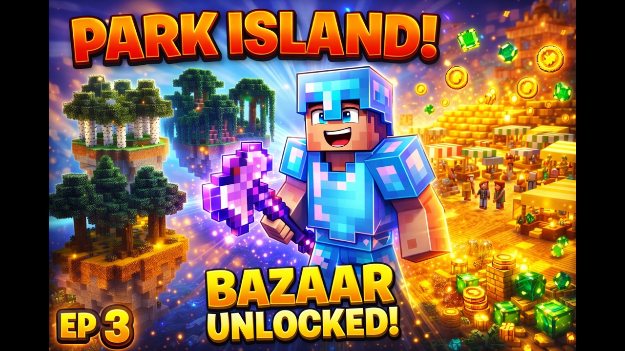 I Farmed EVERY Wood to Unlock the BAZAAR! 🪓 | Hypixel Skyblock Ep 3