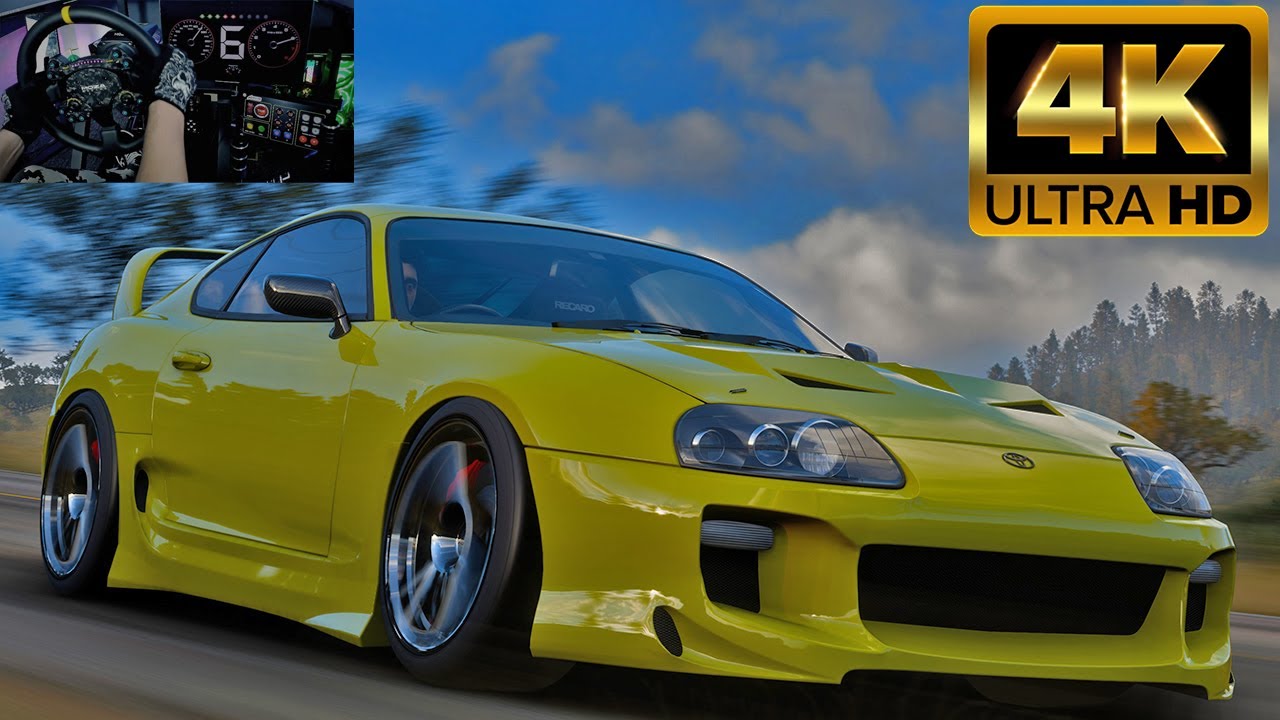Toyota Supra MK4 1200Hp | Forza Horizon 5 | Steering Wheel Gameplay