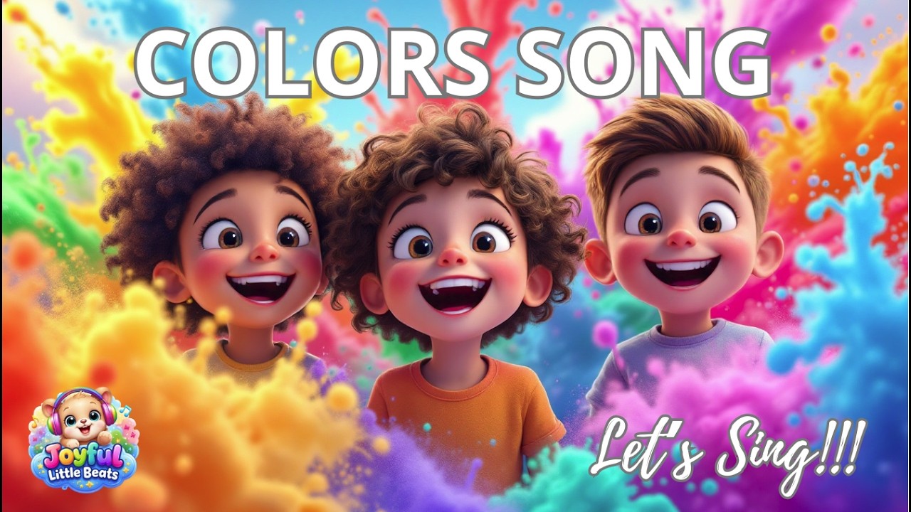 Colors Song for Kids | Learn Colors with Fun | Joyful Little Beats