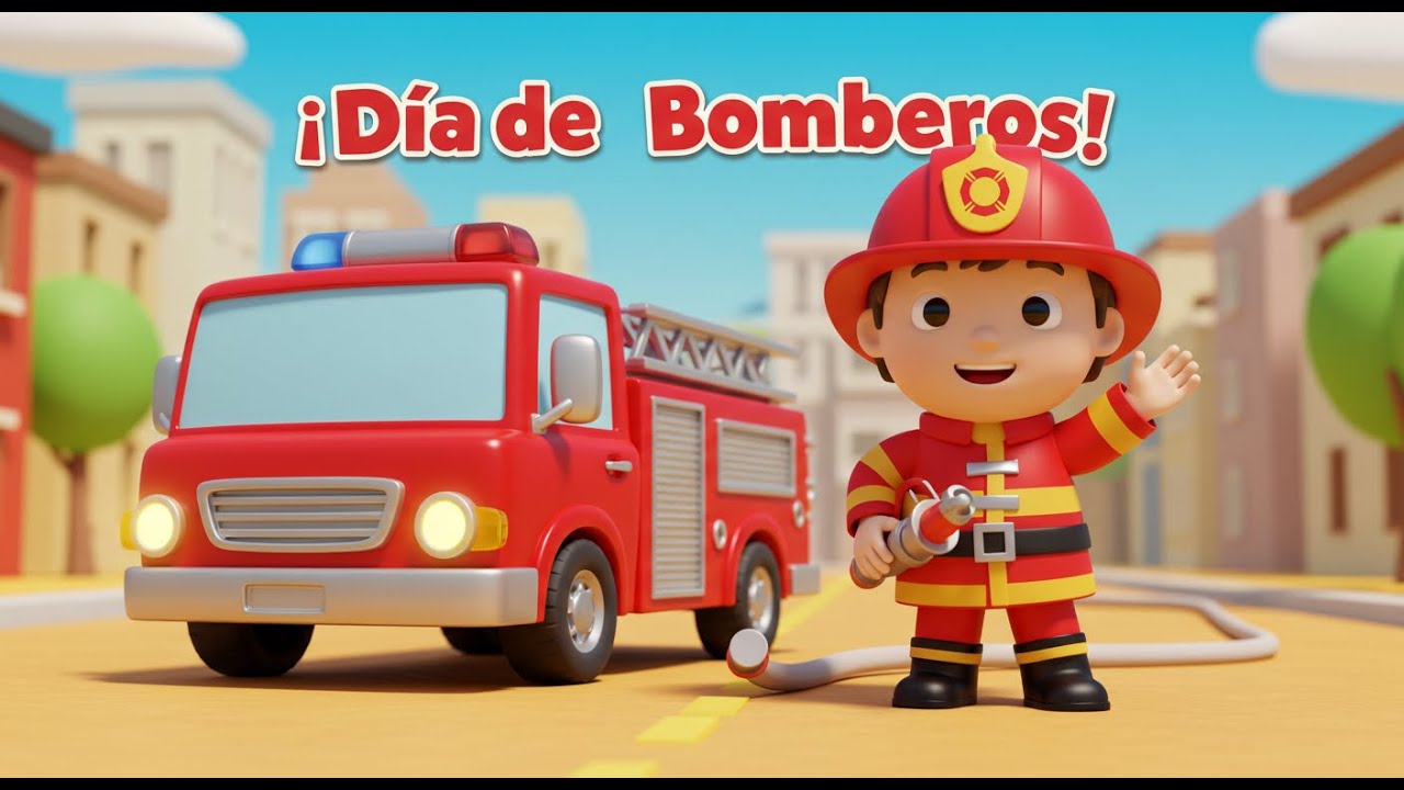 Día de bomberos 🚒 | Canción infantil educativa y divertida