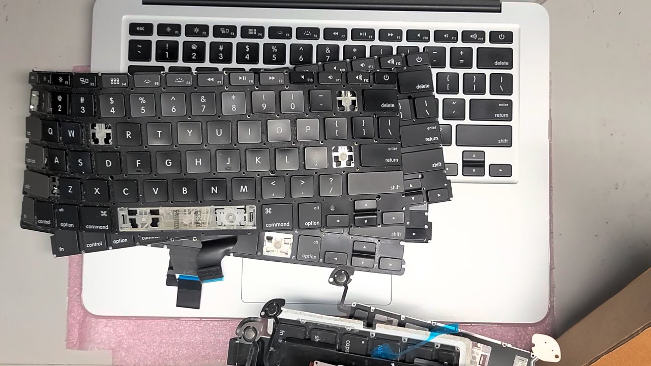 How to Replace Keyboard Keys On Almost Any Laptop Model ( MacBook Air a1466 Pro A1398 A1502 etc. )