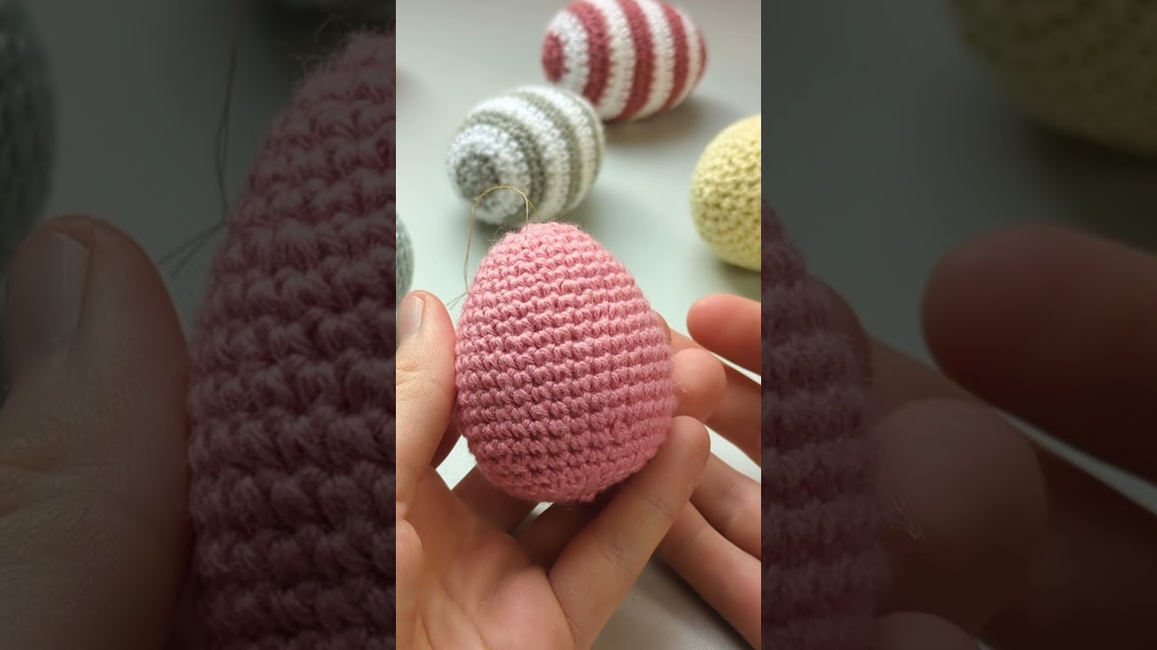 H&auml;kel ein Osterei - schnell und einfach #h&auml;keln #osterei #ostern #dekoration #handmade #diy