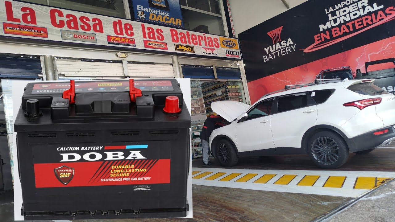 Batería para Jetour X70 Revisión y Cambio de batería original Chery 12v Doba Japonesa Litio seca gel