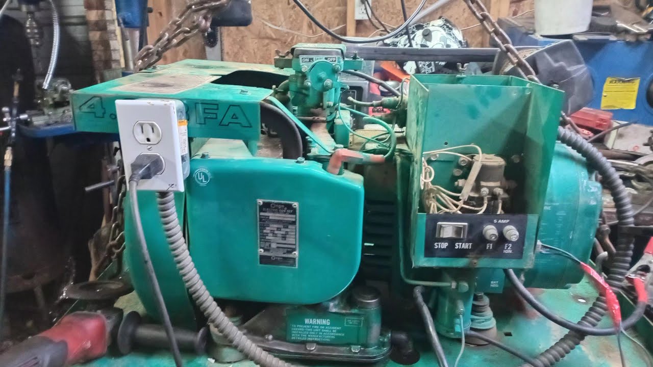4 KW Onan Generator Found the Remote Start  Wiring 