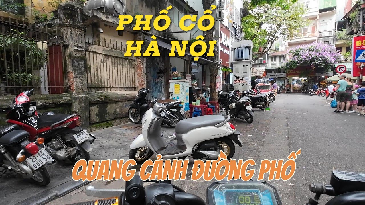 Quang cảnh đường phố Hà Nội #1, phố cổ | hanoi street view