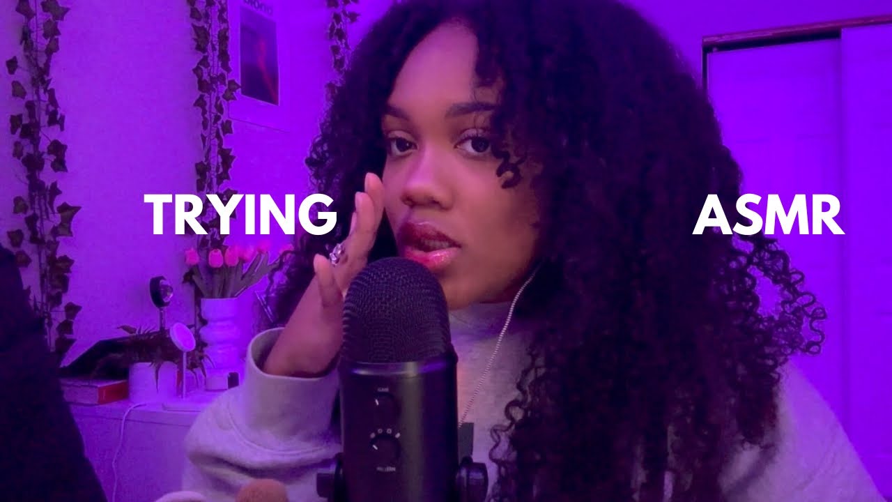 Trying ASMR pt.2 up-close inaudible clicky whisper ramble