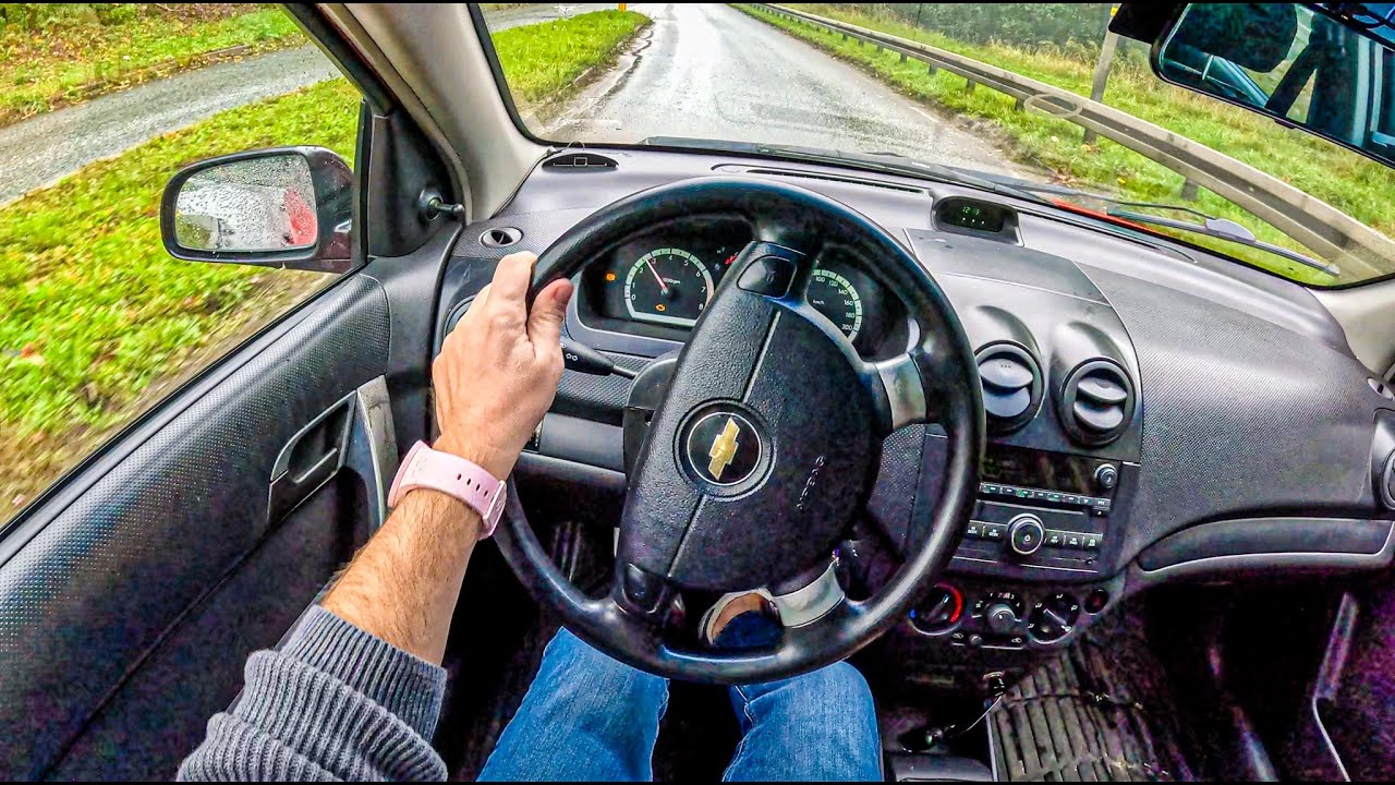 2007 Chevrolet Aveo (1.2 73 hp) | Real POV Test Drive #2596 | Joe Black