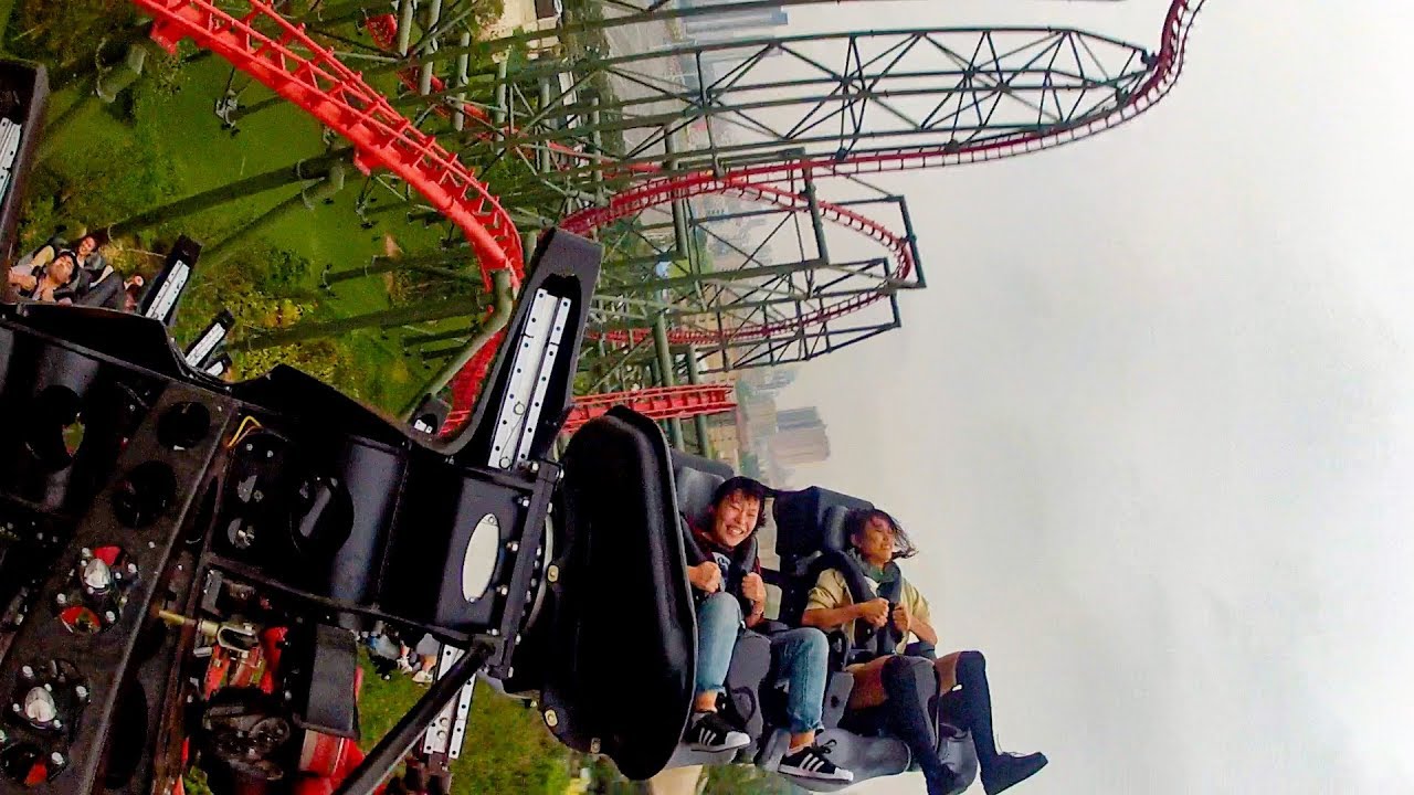 China Dinosaurs Park Re-Opens! Dinoconda Roller Coaster POV!