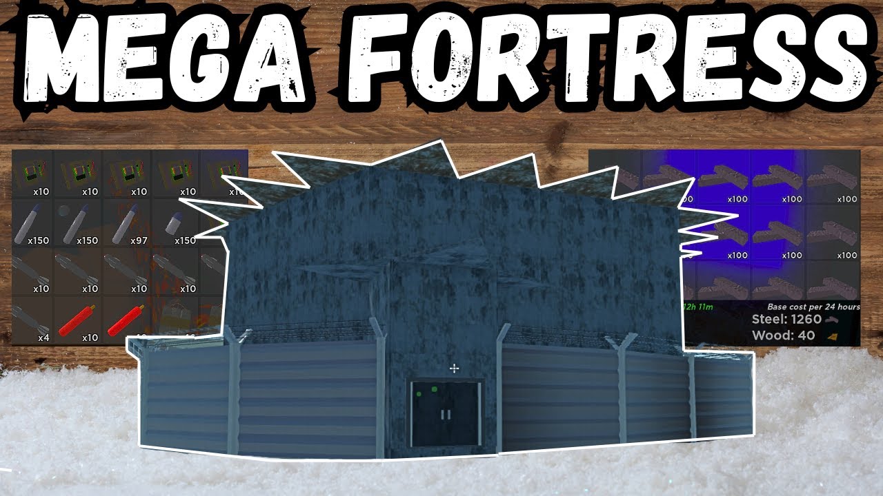Making A GIANT Fortress | Trident Survival V2 | {Roblox}