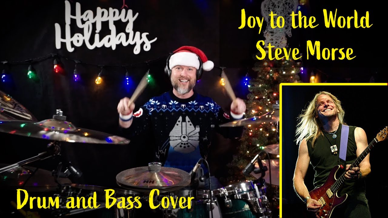 Joy to the World Instrumental - Steve Morse - Added Drum and Bass [Merry Axemas]
