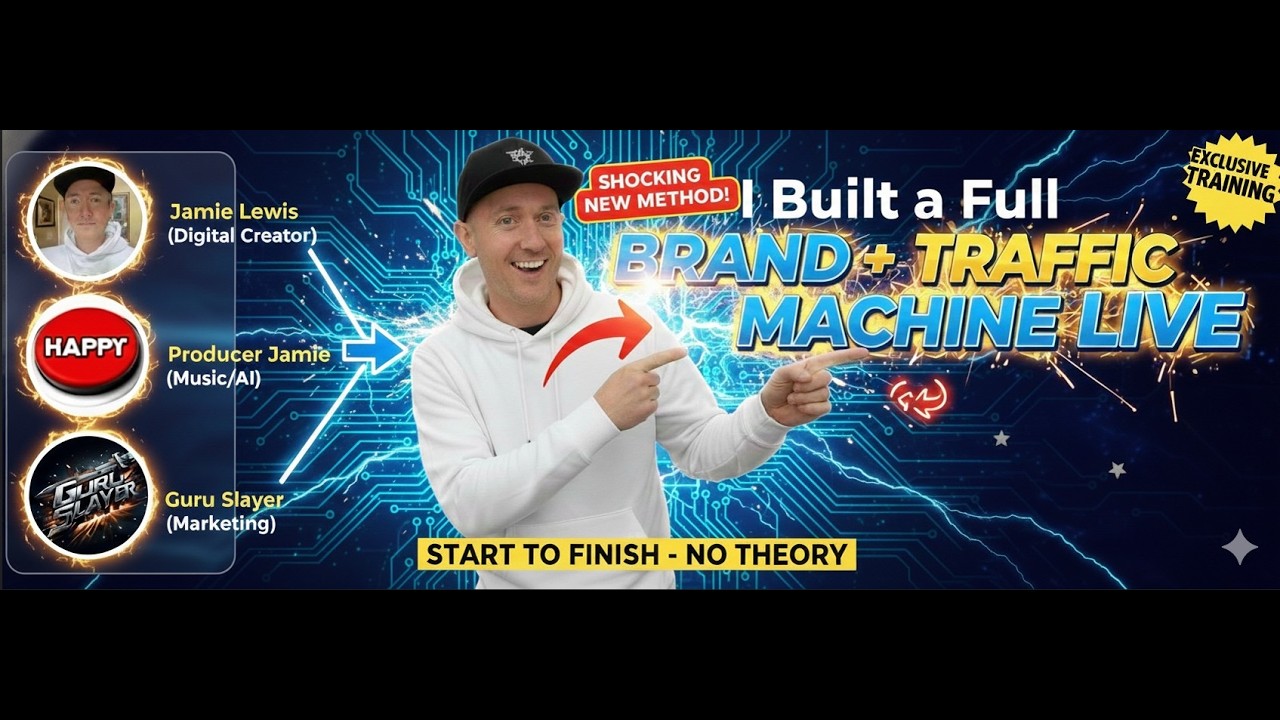 I Built a Full Brand + Traffic Machine Live