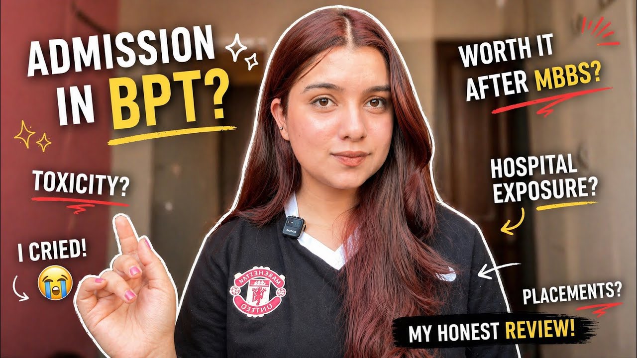 How I Took Admission in BPT After NEET | My Real College Experience! 🤫