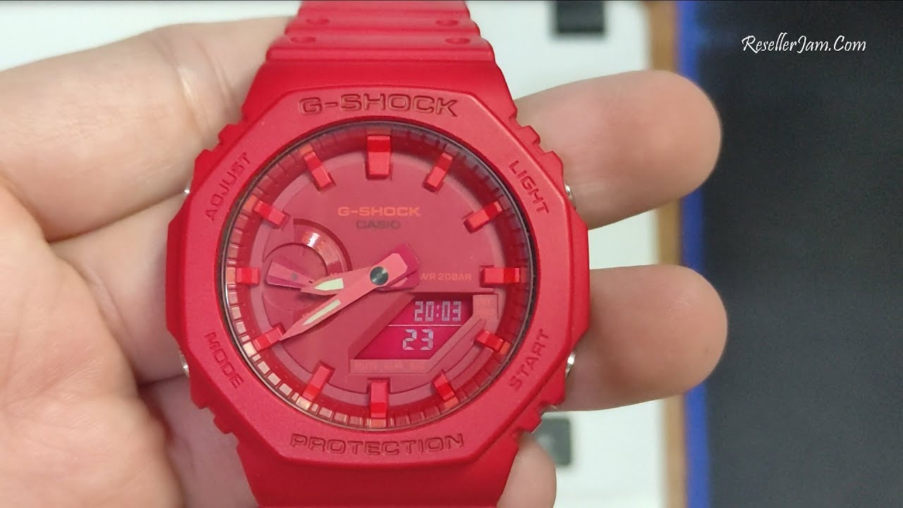 Cara Setting Jam Tangan Casio G-Shock GA-2100 Agar Analog dan Digital Sinkron | Gshock GA2100