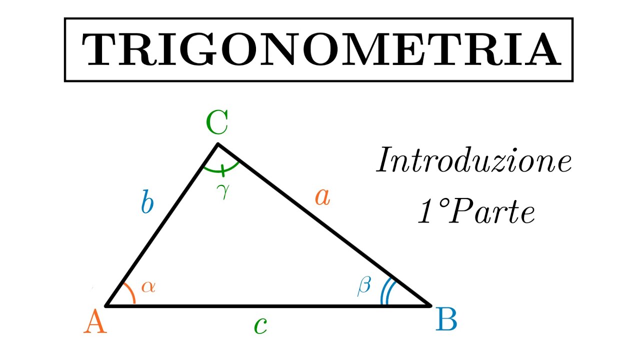Trigonometria - Introduzione: Notazioni & Convezioni valide Qualsiasi Triangolo (Lezione In Classe)