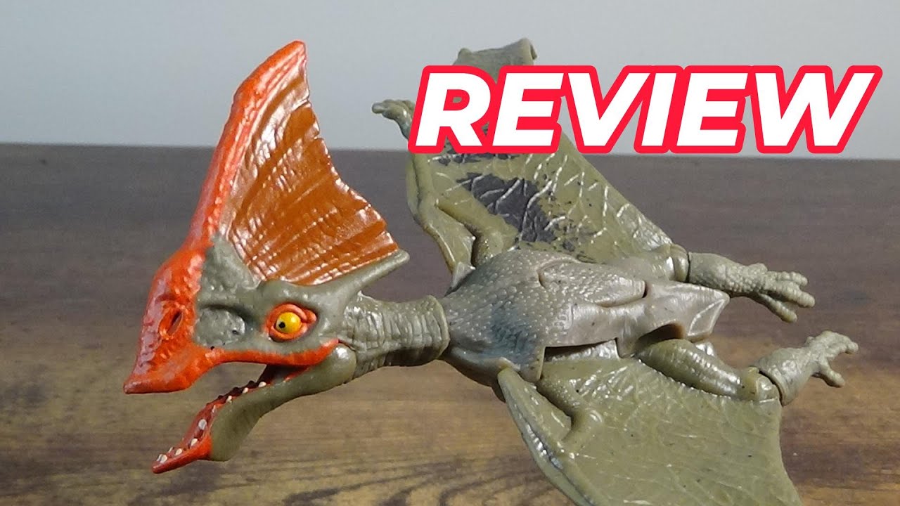 Обзор фигурки динозавра Tapejara Jurassic World Rebirth Strike Attack Pterosaur от Mattel Toys