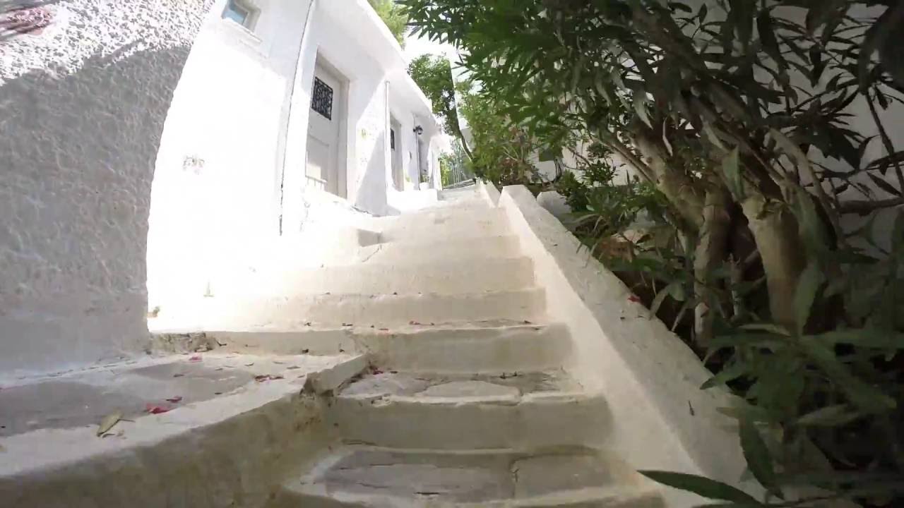 Skiathos Blu, Kanapitsa, Greece.  Steps to the Hotel