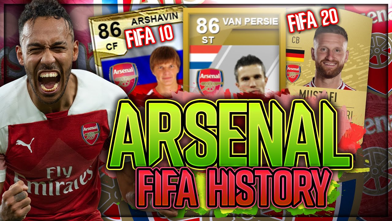 ARSENAL FIFA ULTIMATE TEAM HISTORY!! FT VAN PERSIE, MUSTAFI, ARSHAVIN ETC... (FIFA 20)