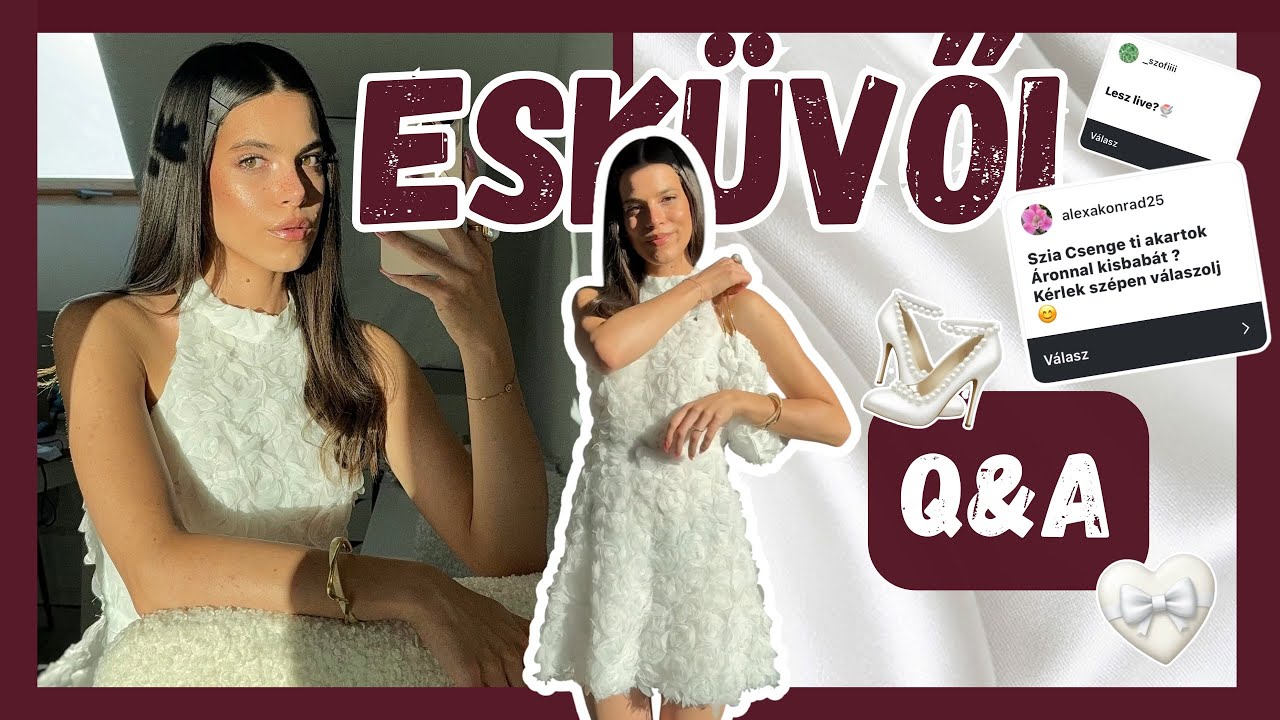 SZERETNÉNK-E KISBABÁT ÉS LESZ-E LIVE AZ ESKÜVŐNKÖN?! 👰💍✨KÉRDEZZ-FELELEK / Linjer ékszer unboxing