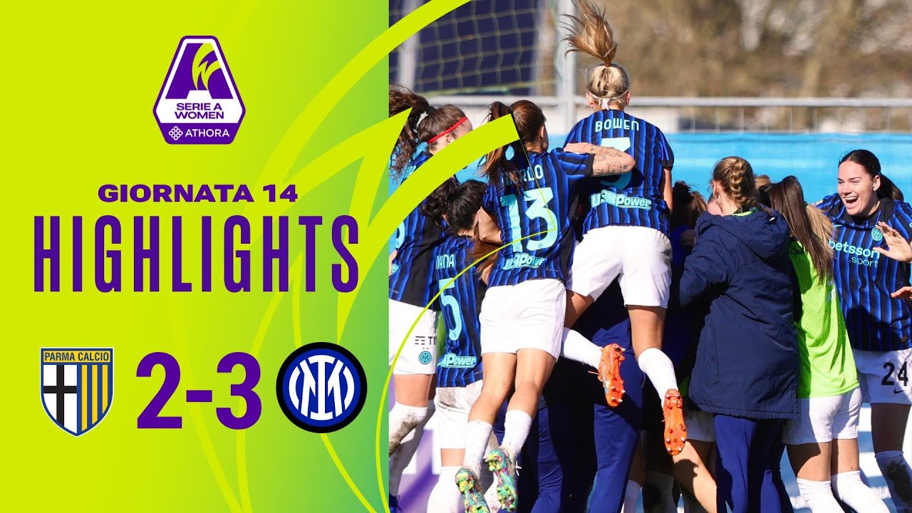 Parma-Inter 2-3 |  Vilhjálmsdóttir al 93’ consegna il successo alle nerazzurre | #SerieAWomenAthora