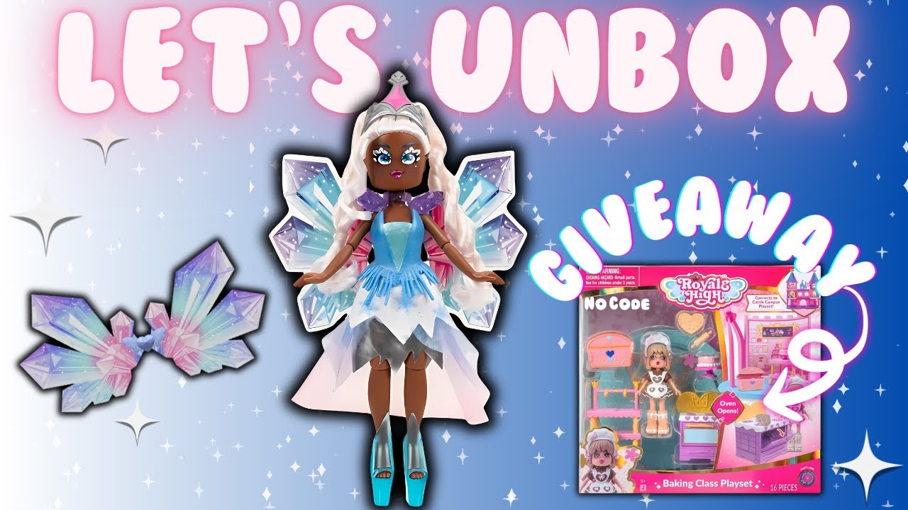 Chromae Ice Fairy - Unboxing - Royale High Doll - GIVEAWAY (see description)