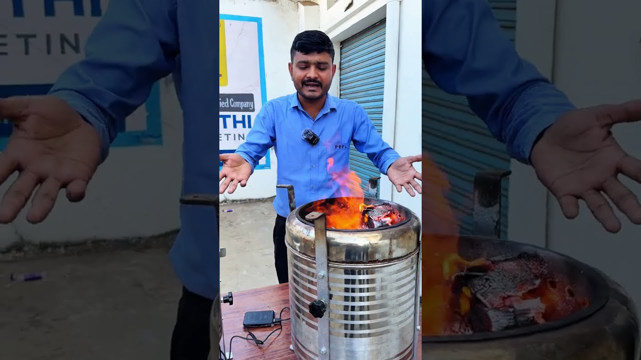 How to use PEPL Bioflame Smokeless Wood Burning Stove | #smokelessstove #woodstove #cookingstove