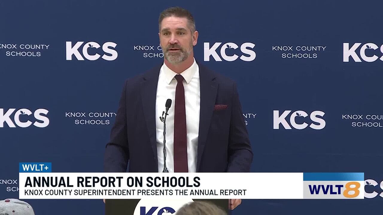 Knox County Superintendent presents the annual report on schools