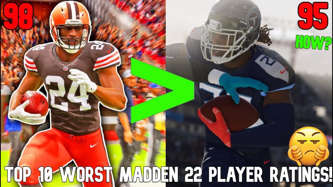 What is EA Smoking? 10 Worst Madden NFL 22 Player Ratings👎 that Prove EA's Rating System is TRASH 🗑