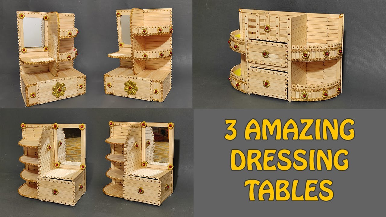 3 Amazing Dressing Table Making ideas | Best Reuse Ideas | Make-Up Organizer | 2020