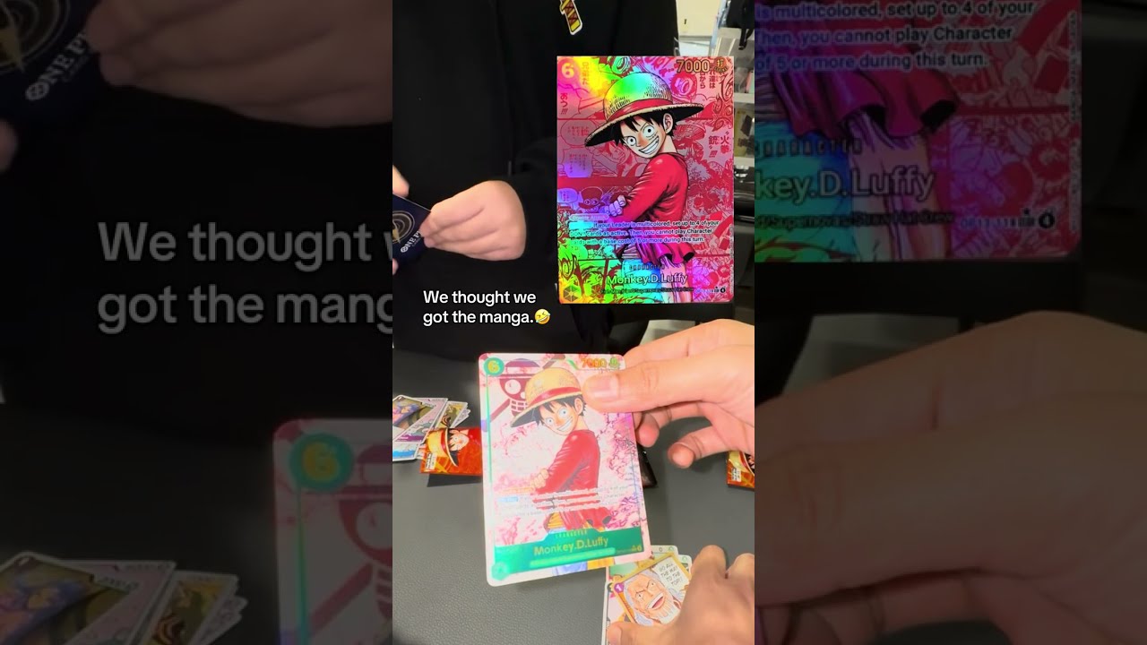 OP-13 | Can I pull Luffy Red Manga&hellip; AND PULLED THIS?! 😱🔥 #op13  #tcgcommunity  #optcg  #cardopening 