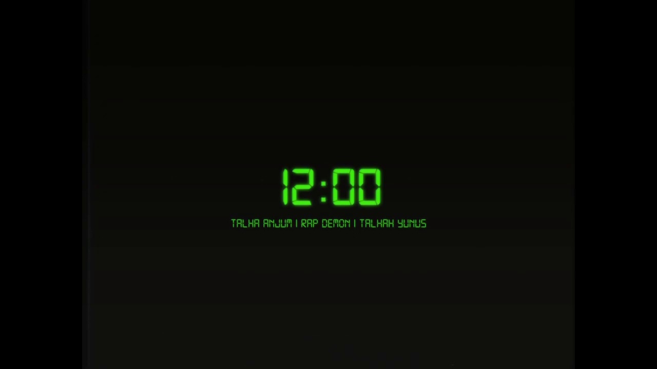 12 BAJAY - Talha Anjum | Rap Demon | Talhah Yunus | (Prod. by Rovalio)