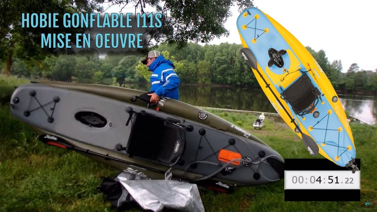 Hobie i11S gonflable, kayak pratique!