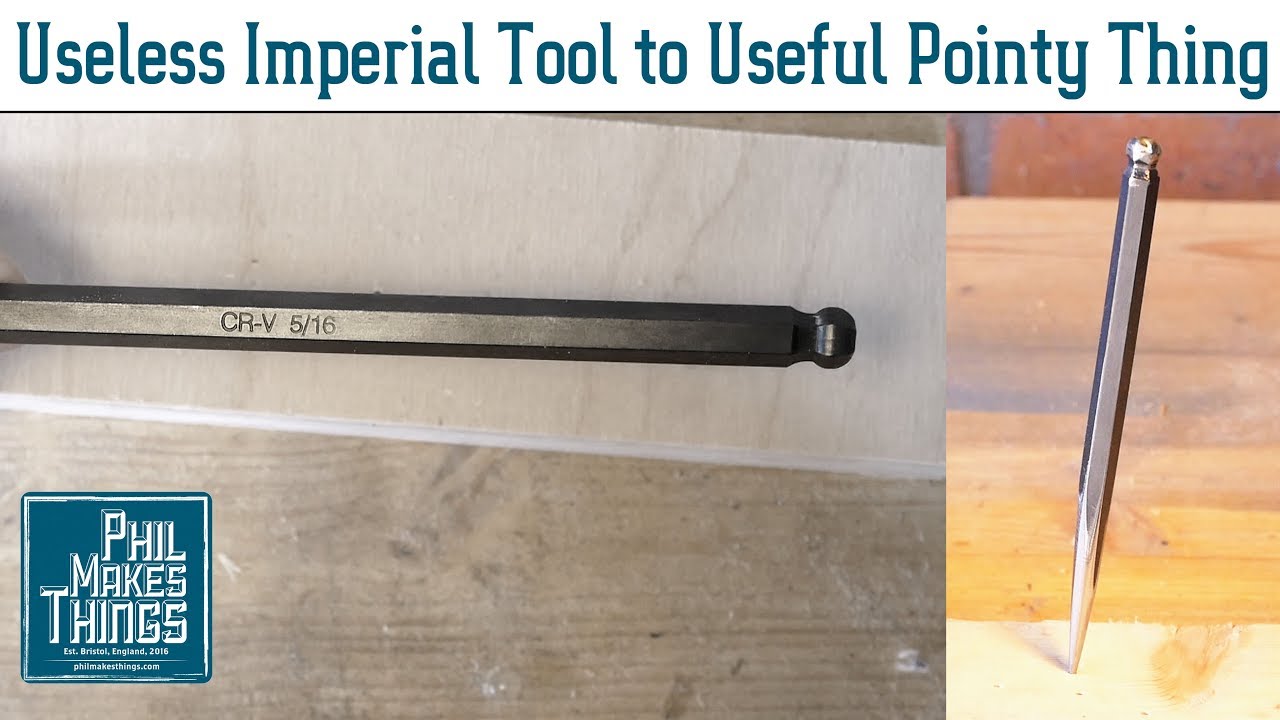 How to make an awl (or a pointy thing) / Phil Makes Things No. 34