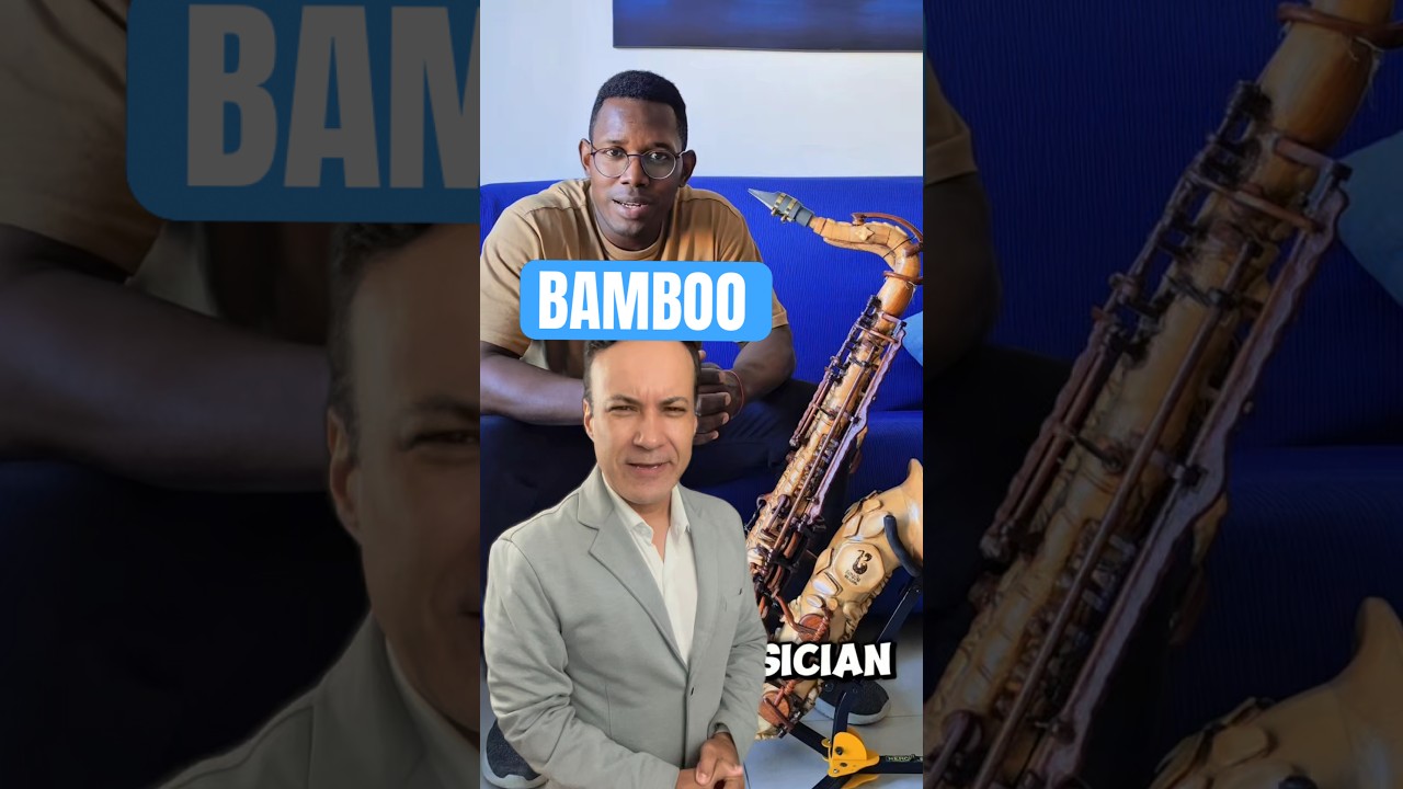 Saxofone de bamboo #saxophone #saxofone #saxdebamboo