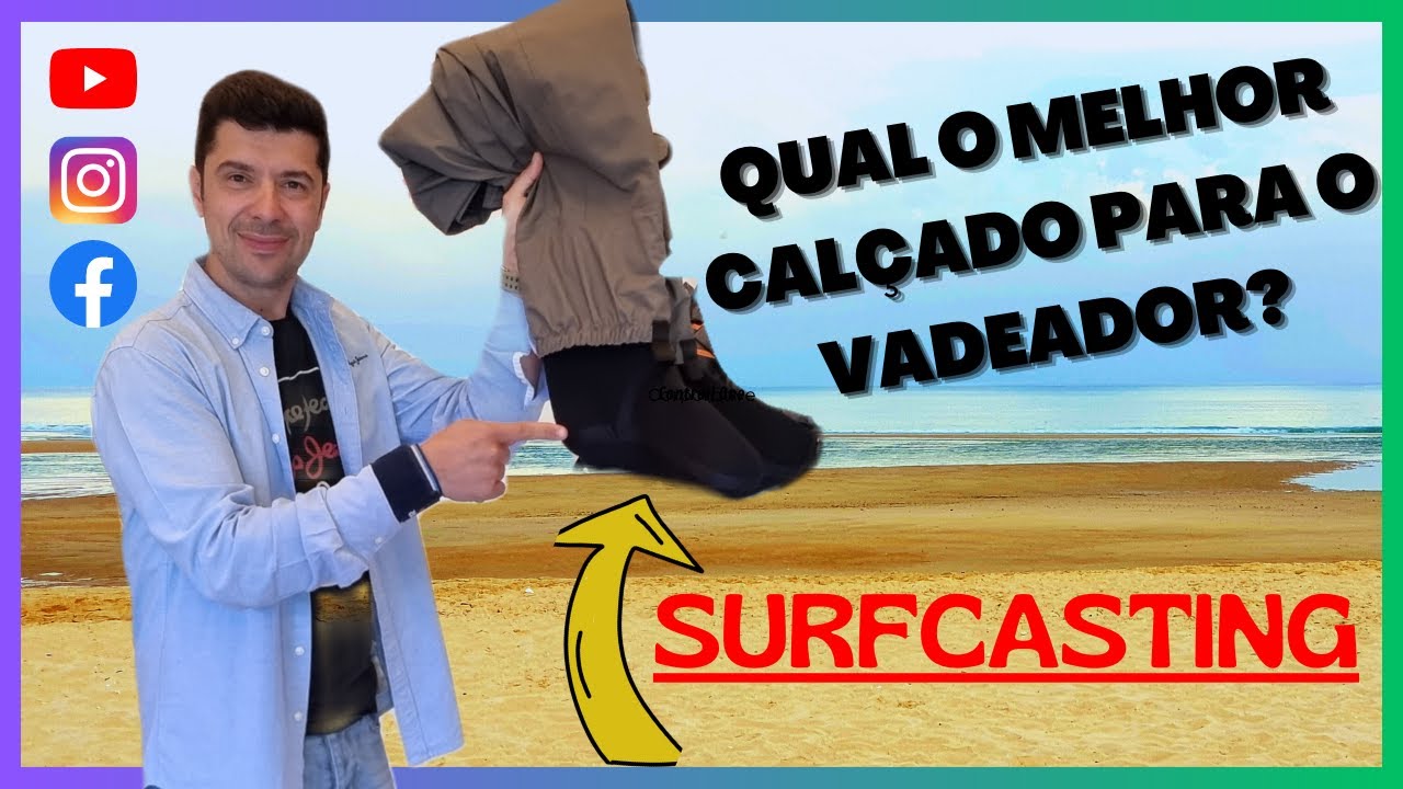Calçado Confortável e Resistente para Vadeador - Surfcasting