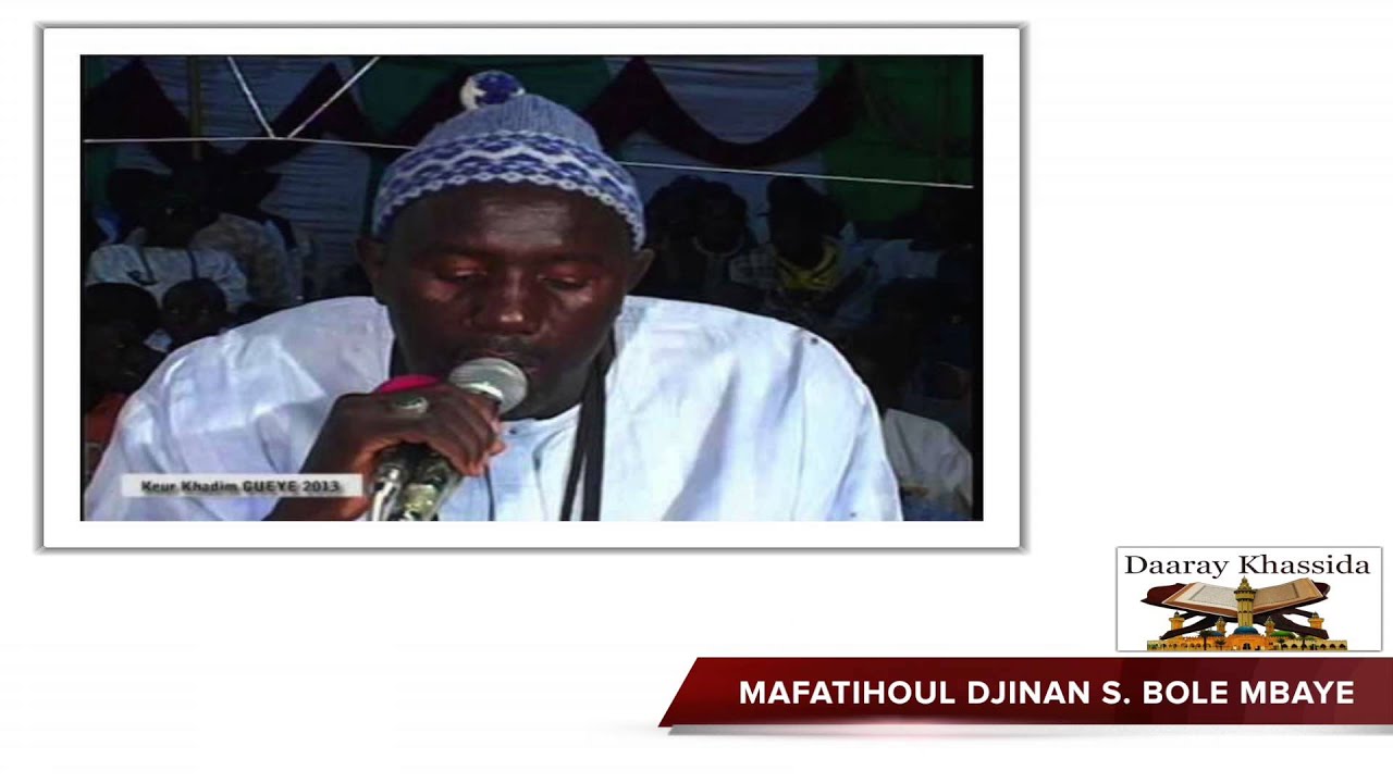 KHASSIDA MAFATIHOUL DJINAN S. BOLE MBAYE
