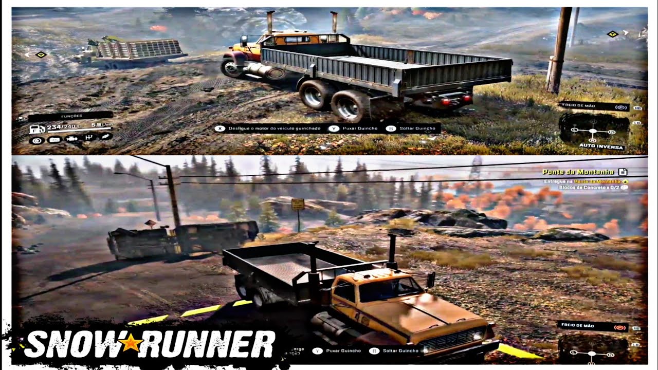 SnowRunner - #1 Ponte da Montanha