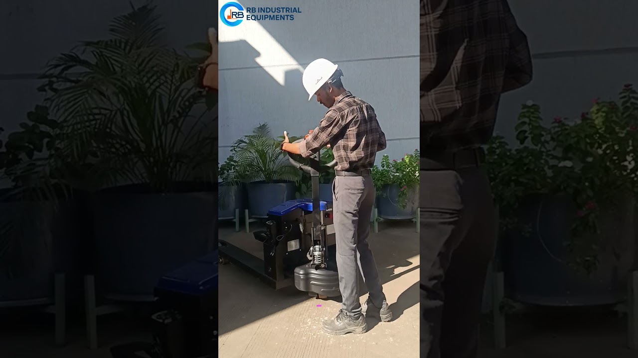 RB-103|Hyd Electric Pallet Truck-Walkie Type| RB Industrial Equipments Material Handling Solutions