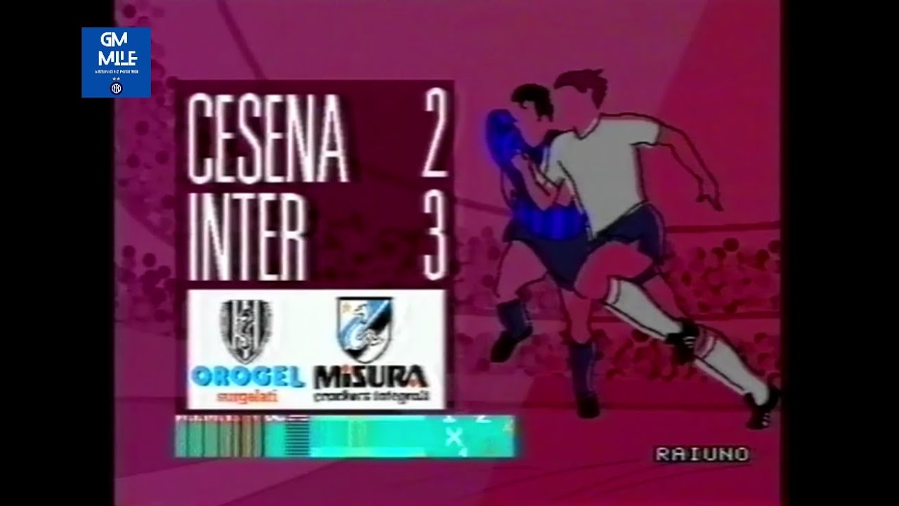 1989-90 (14^ - 03-12-1989) Cesena-INTER 2-3 Servizio D.S.Rai1