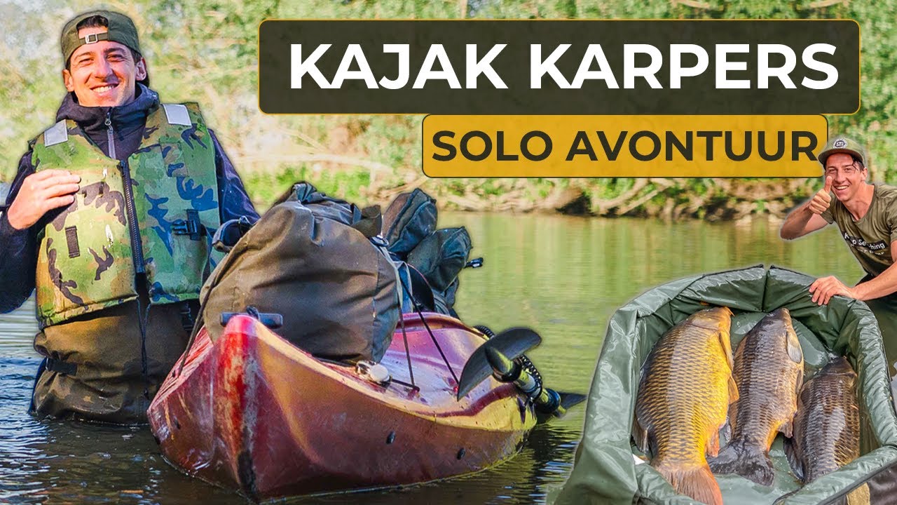 KARPERVISSEN: SOLO AVONTUUR MET DE KAJAK IN FRANKRIJK
