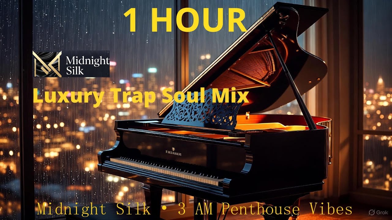 1 Hour Luxury Trap Soul Mix 2025 │ Midnight Silk • Rainy Penthouse Vibes