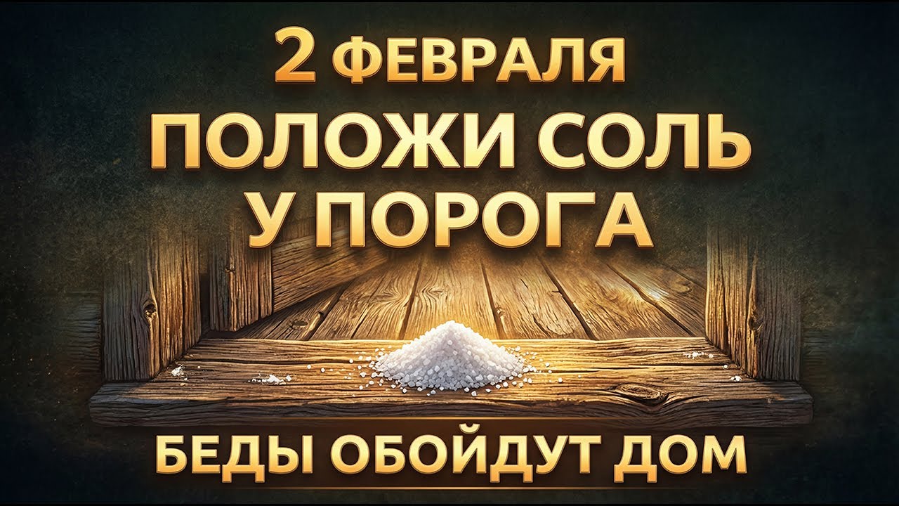 2 ФЕВРАЛЯ: Положи соль у порога — беды будут обходить дом весь год