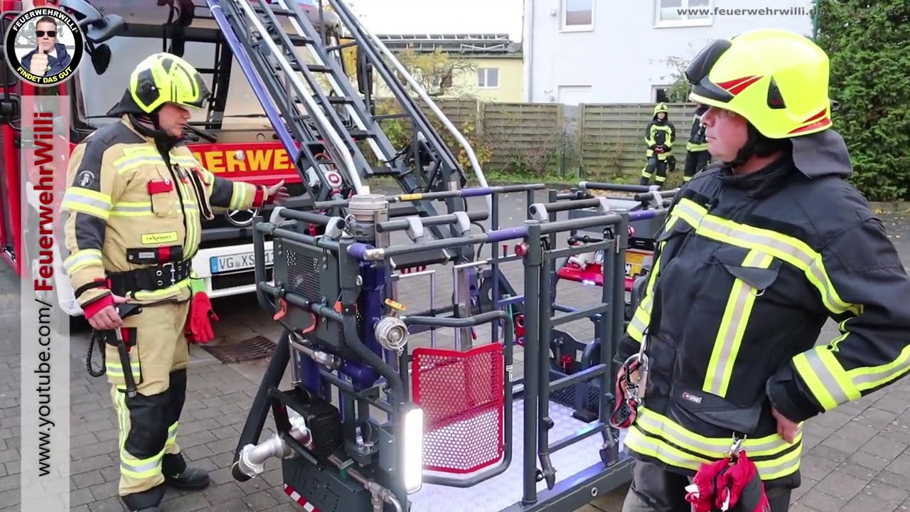 High Tech Drehleiter AUFSTELLEN - FF Zinnowitz