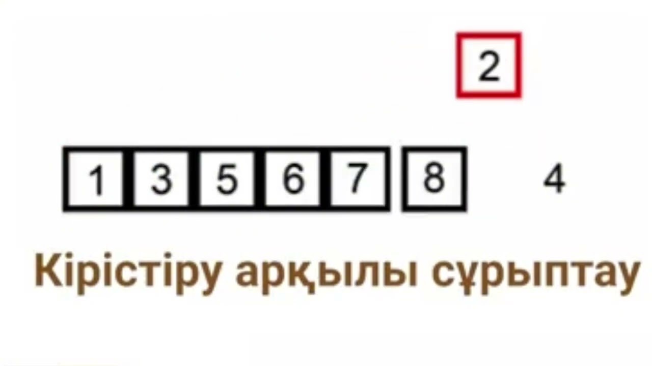 Сұрыптау алгоритмдері