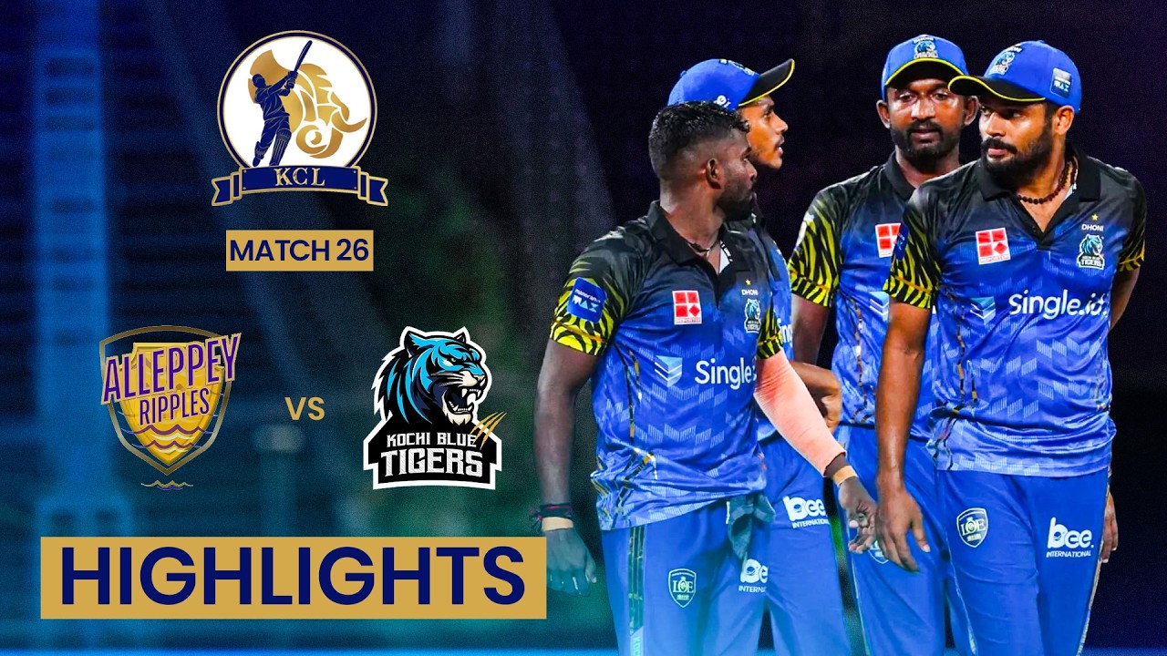 Alleppey Ripples vs Kochi Blue Tigers | Match Highlights | #KCL 2026