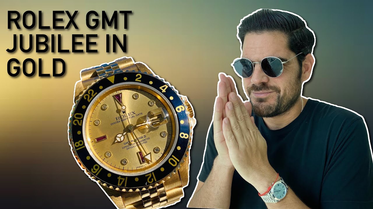 My New Rolex GMT Jubilee in Gold! - Watch Collection Update!