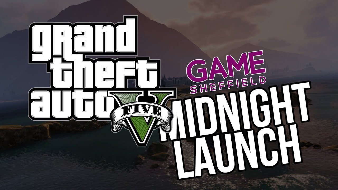 Grand Theft Auto V Midnight Launch at GAME Sheffield