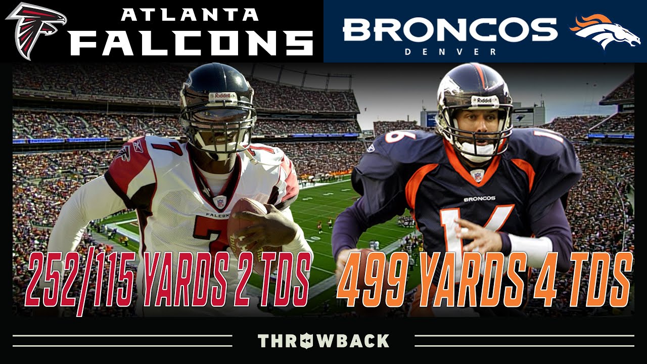 2000's QB's Making Plays! (Falcons vs. Broncos 2004, Week 8)